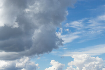 blue sky with clouds