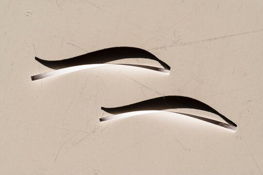 Small strips of paper still life