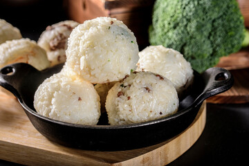 Traditional Delight: 4K Ultra HD Image of Rice Ball