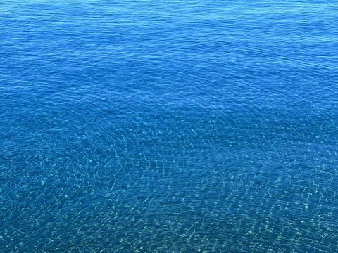 blue sea water calm surface