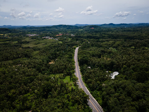 A new highway through the jungle in Pattani, Thailand's Deep South