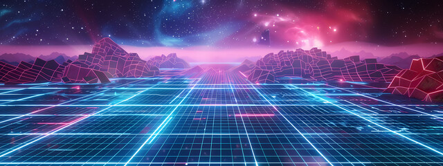 Retrogrid: The 80s Digital Dreamscape