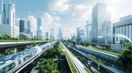 Focusing on the use of IoT and other technologies to create efficient, sustainable, and highly functional urban environments