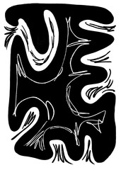 Hand-drawn dots circles geometric original pencil pattern illustration bold black grey doodle shapes abstract high quality line contour strokes stamp curve white isolated