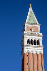 The Campanile in St. Mark's Square in Venice, Italy	