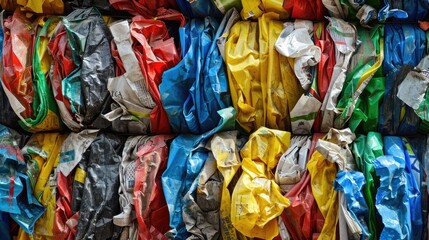 Color photo of a biodegradable material substitute reducing plastic waste