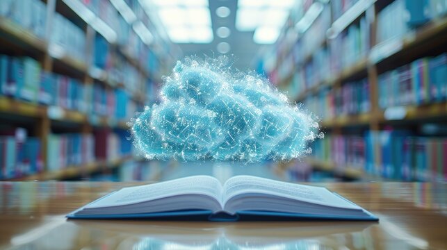 Cloud based e learning platform in an educational institution