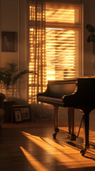 Classic Pianos in Bright Room