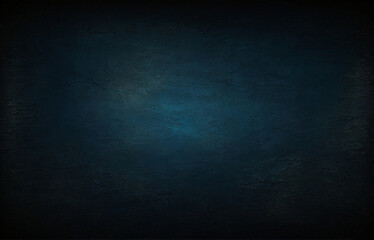 grunge background with rusty effect, black and blue style. Color gradient. Light center, dark...