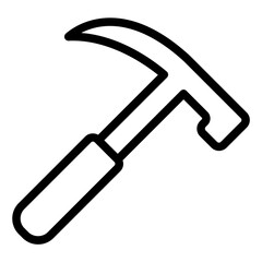 Geological Hammer mining icon