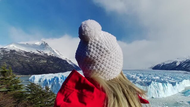 Perito Moreno Glacial At El Calafate In Patagonia Argentina. Nature Landscape. Glacial Scenery. Patagonia Argentina. Iceberg Background. Perito Moreno Glacial At El Calafate In Patagonia Argentina.
