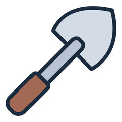Shovel tools icon