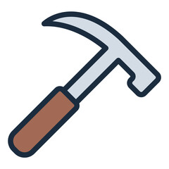 Geological Hammer mining icon