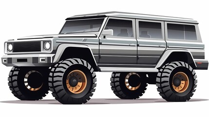 off-road car, country music background, road trip,