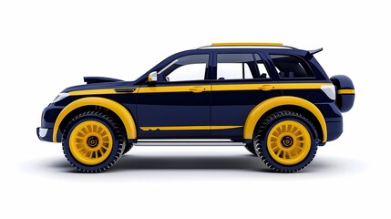 off-road car, country music background, road trip,