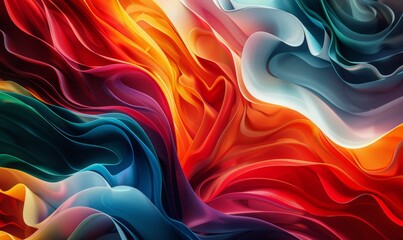 Obraz premium Fluid blob organic shapes highlighting the intricate details and textures of the abstract background