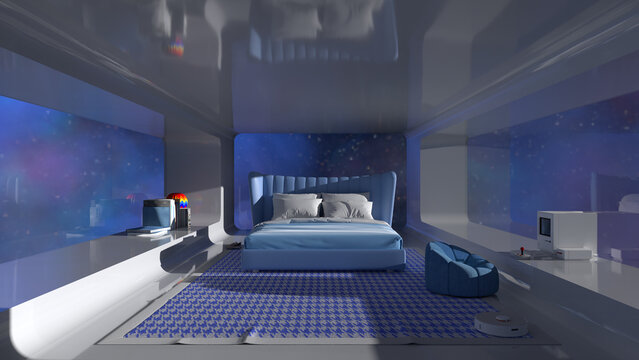 Luxury Space Hotel Room