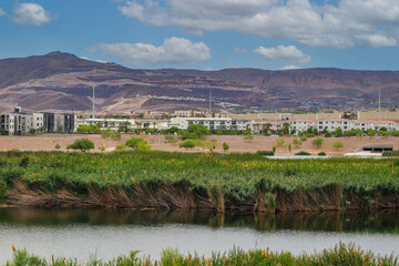 Modern Living: 4K Ultra HD Image of New Luxury Housing Development in Las Vegas