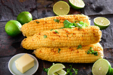 Corn Delight: 4K Ultra HD Image of Delicious Steamed Corn on the Cob