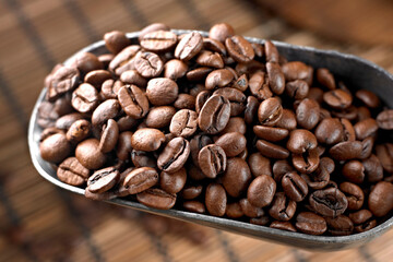 Coffee Elixir: 4K Ultra HD Image of Roasted Coffee Bean Close-Up