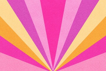 Bright pink retro glitter rays, abstract background illustration