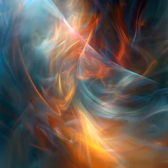 Gordijnen fractal burst background © muhammad