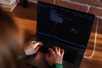 Anonymous workplace computer programming coder app software occupation