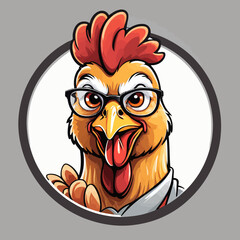 Chicken Cartoon Design Very Good