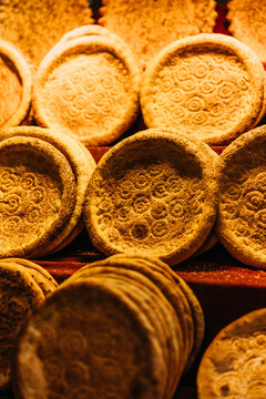 Traditional Patterned Flatbread