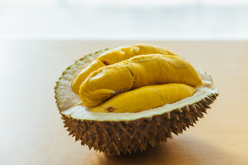 Ripe Durian Fruit Close-Up