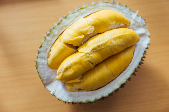 Ripe Durian Fruit Close-Up