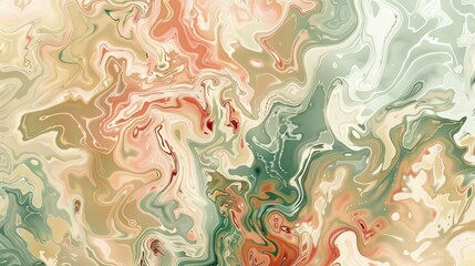 Creative  Image With Beige Pink And Green Pattern As Abstract Background