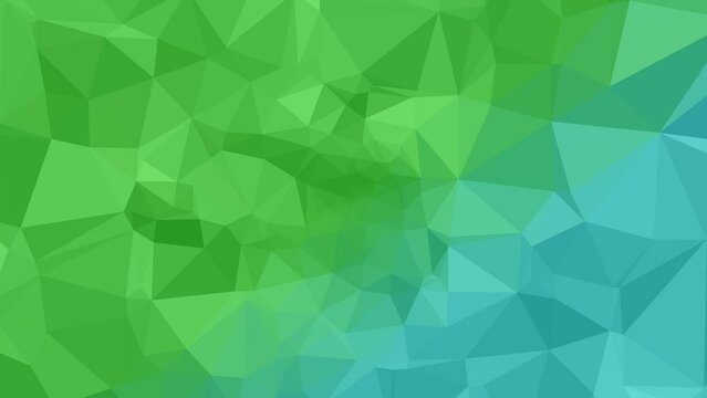 Mesmeric Dance of Spirals: Dynamic Low Poly Triangle Motion Extravaganza with Vibrant Colors