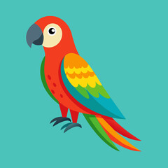 Parrot Vector Art Illustration