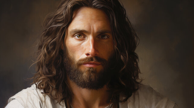Jesus christ portrait, almighty holly god	
