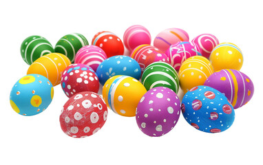 Charming Easter Egg Hunt Game Board Isolated on Transparent Background PNG.