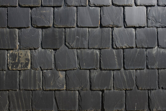 Black stone brick wall with lively light and pretty shadows