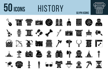 History Icon Set