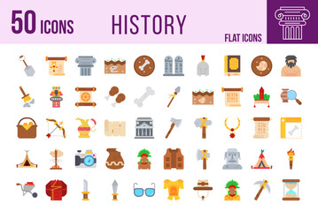 History Icon Set
