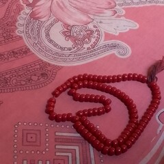 Beautiful red counter for blessing of God counts
