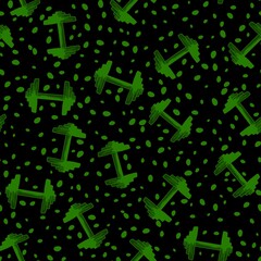 Cartoon sport seamless dumbbells pattern for wrapping paper and fabrics and linens and clothes print and summer print