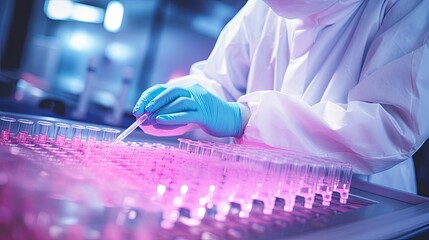 scientist in laboratory, generative ai