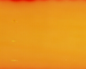 Orange film burn