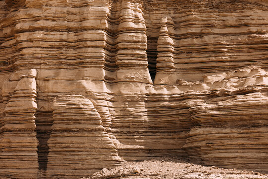 Eroded Desert Canyon Layers