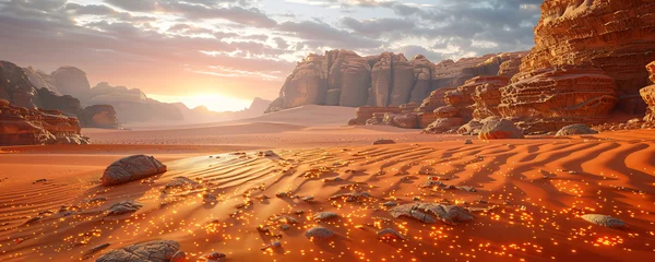 Fototapeten in the vast desert © Riverland Studio