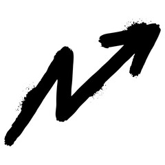 Graffiti paint spray arrows