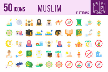 Muslim Icons Set