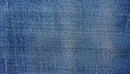 Naklejka premium Blue denim jeans texture background. top view.