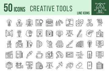 Creative Tools Icons Set