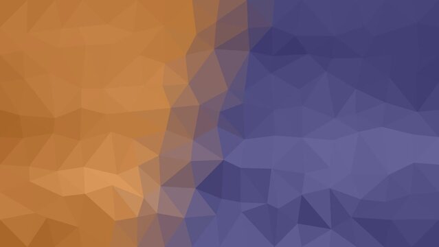 Vibrant Geometric Background: Energetic Low Poly Triangle Grid in Dynamic Motion with Random Offsets and Multicolored Symphony